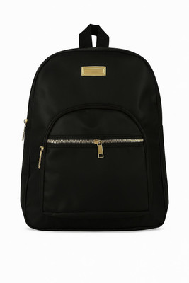 HVE Stylish Black Backpack for Men & Women 25 L Backpack(Black)