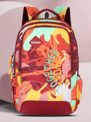 AMERICAN TOURISTER Fizz - Red 32 L Backpack(Multicolor)