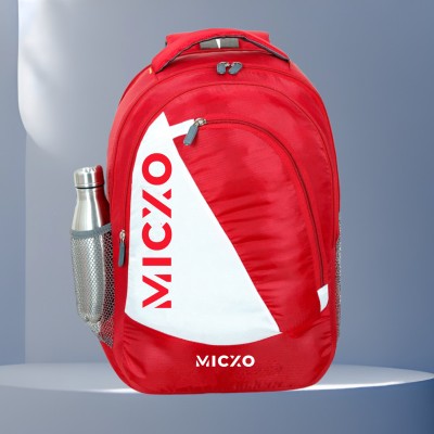 MICXO Large 35L Laptop Backpack black casual unisex school collage travel backpack 35 L Laptop Backpack(Red)