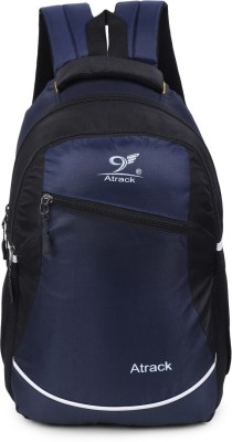 somy College Bags Travel Office School Unisex 30 L Laptop Backpack(Black, Blue)