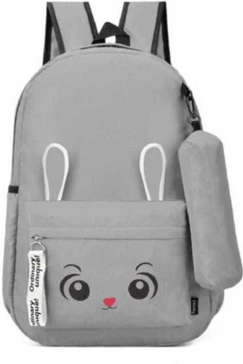 Flamebird Grey Bunny_10 15 L Backpack(Grey)