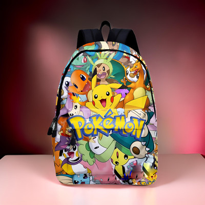 khatushyam collection PIKACHU-1a 20 L Backpack(Yellow)