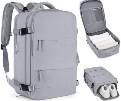 Tressential Travel Backpack For Men & Women | Luggage Backpack with Laptop Storage 40 L Backpack(Grey)