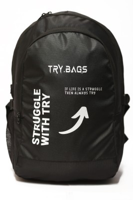 TryBags Struggler 40 Ltrs Casual Backpack 40 L Backpack(Black)