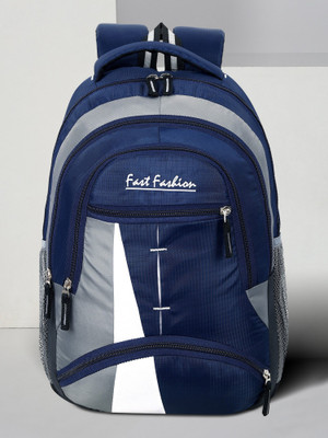 Fast Fashion 30L Medium Bagpack school college travel bag office bag 30 L Laptop Backpack(Blue)