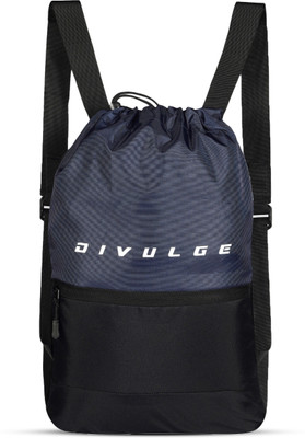divulge Achiever NAVY DRAWS 18.5L_10 18.5 L Backpack(Blue)