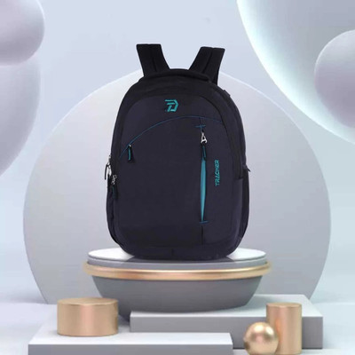 Tracker TRK - 322 Multi-Pocket Bag for School, College, Office & Travel 35 L Laptop Backpack(Blue)