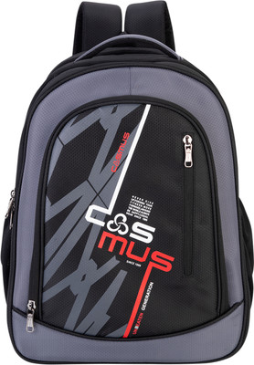 Cosmus Pascal Polyester Black School Bag 36 Ltrs Large Travel Backpack 36 L Backpack(Black)