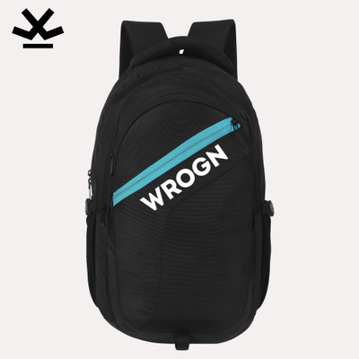 WROGN For College School Travel | Men & Women 30 L Backpack(Black)