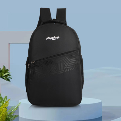 PLAYYBAGS BOSS-2 MEDIUM 25 L ,College, Office 25 L Backpack(Black)