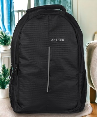 ANTHUB Laptop Backpack Upto 15.6 Inch Laptop Everyday Backpack 25 L Laptop Backpack(Black, Grey)