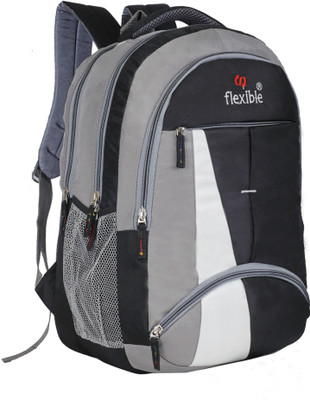 Flexible Large 40L Medium laptop travel bags ,school & college bags backpack (Black ,40L) 40 L Laptop Backpack(Black, Grey)