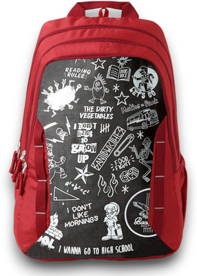 Amazing Shop Casual Backpack/ Office/ School Bag/ Backpack For Girls & Boys School Bag 1078 Waterproof School Bag(Red, 35 L)