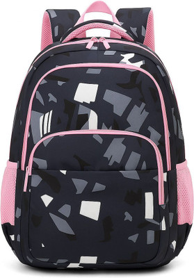 TOTTICA Boys & Girls | Waterproof College, School, Coaching & Tuition Bag – Multicolor 35 L Backpack(Black, Pink, Blue)