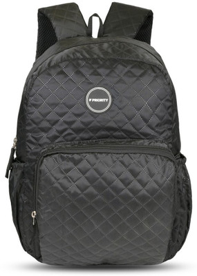 Priority Travel / College / Office Backpack 23 L Backpack(Black)