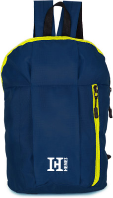 H-Hemes Small Bag Lunch Bag Daily Use 1 Main Compartment With Front Pocket Mini Backpack 12 L Backpack(Blue)
