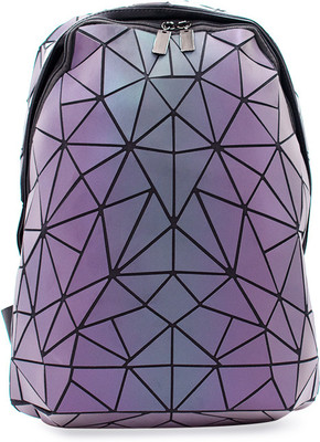 SMM Enterprise Geometric Luminous Reflection Backpack 20 L Laptop Backpack(Multicolor)