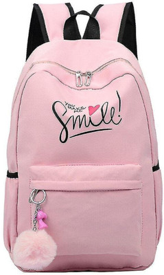 TEZONE SMILE-PRINT-1PC_11 30 L Backpack(Pink)