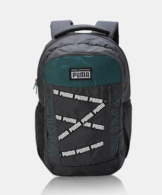 PUMA TapeColorblock Backpack 28.2 L Laptop Backpack(Grey)