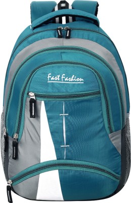 Fast Fashion FFT_006 Sky Blue_12 30 L Laptop Backpack(Green, Grey, White)