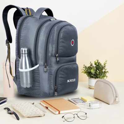 MICXO 30 L Laptop school Bag/ for Office/Travel/College for Men and Women Backpack 30 L Laptop Backpack(Grey)