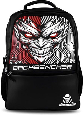 NEO PLUS NP Devil Edition Backbencher Bag (faux Leather 2 HIDDEN PACKET 45 L Laptop Backpack(Black)