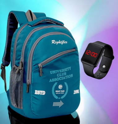 Right Flex school bags 30 L Backpack(Blue)