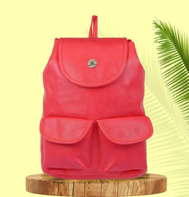 JG Shoppe JGBPMD05 10 L Backpack(Pink)