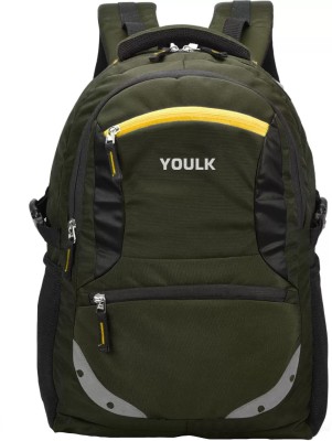 YOULK BAGS 3 Compartment Premium Quality, Office/College/School Laptop Bag 35 L Laptop Backpack(Green)