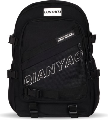 LUVOKSI Qianyag 24 L Laptop Backpack(Black)