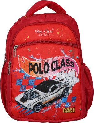 POLO CLASS School Bags 16 inch - Red 16 L Backpack(Red)