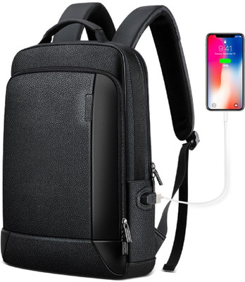 CONTACTS Everyday Laptop Versatile Backpack with USB Charging Port Backpack(Black, 15 L)