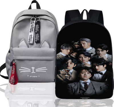Ruok BTS_MODEL_1 21 L Backpack(Multicolor)