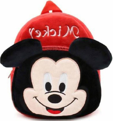Bluemoon BM-Mickey 12 L Backpack(Red, Black)