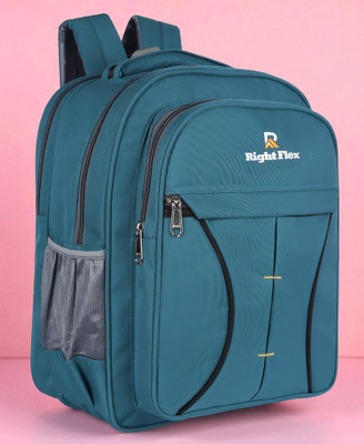 Right Flex School bag for Class 2 to 5 Girls & Boys | 3 Compartments | Water-Resistant 30 L Backpack(Blue)