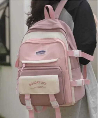 WALSON Casual Unisex Backpack For College, Office or School 30 L Backpack(Pink)