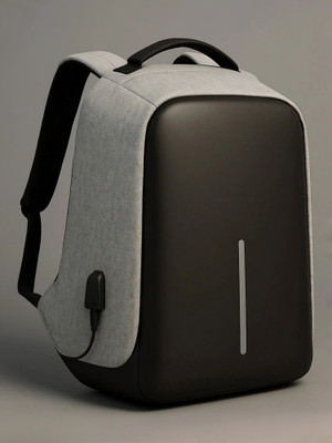 PLAYYBAGS 010 (Ol skool Light GREY Anti Theft ) B-NEW 25 L Backpack(Grey)