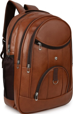 worng ten 35 ltr ai lether backpack use for girls & boys 35 L Backpack(Tan)