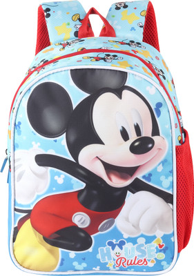DISNEY Mickey Mouse School Bag For Unisex Kids (2-9 Years) 14 Cm 14 L Backpack(Blue)