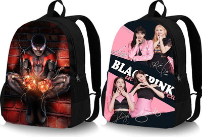 Shishtha A_DGTL-021 & DGTL-028_@@_1PC_abc 30 L Backpack(Multicolor, Black)