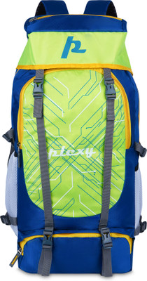 PLEXY TILTY STUUDED TREKKING WITH SHOE COMPARTMENT 65 L Laptop Backpack(Blue)