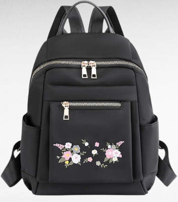 GAUSULWARA FANCY OFFICE BACKPACK FOR WOMEN AND GIRLS & COLLEGE BAG 10 L Backpack(Black)