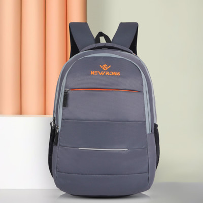 NEWRONS Multi-Use Water-Resistant Backpack for Daily Use College Office Study and Travel 35 L Laptop Backpack(Grey)