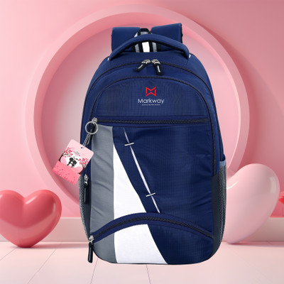 markway VALENTINE GIFT Backpack/School Bag/College Bag Office Casual Bag Waterproof Bag 35 L Backpack(Blue)