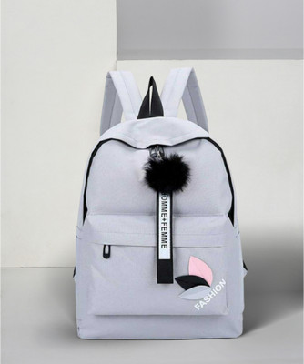 Dowet HBW-FASHION-BACKPACK-GRRY-1PC-MP_3_13 20 L Backpack(Grey)