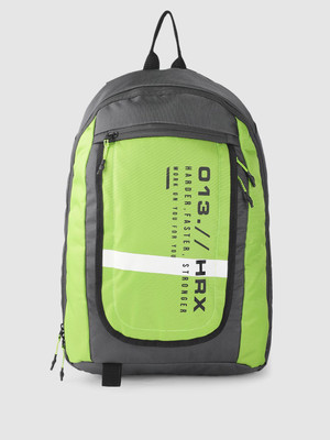 HRX by Hrithik Roshan Unisex Printed Backpack 20.2L 20.2 L Backpack(Green)