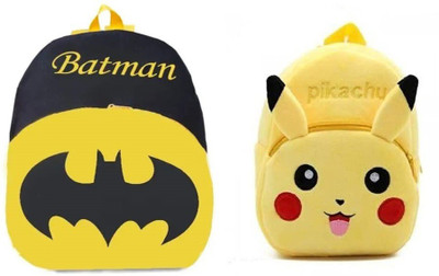 True Pro bataman+pickachu 10 L Backpack(Multicolor)