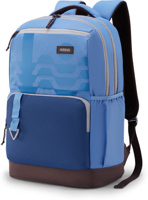 AMERICAN TOURISTER Mate 3.0 Style 02, 32 Lts Unisex College Backpack with Front Organizer 32 L Backpack(Blue)