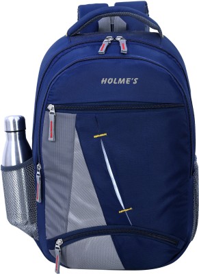 HOLME'S Laptop Backpack 1010 Medium Waterproof /College Bag/For Unisex 30 L Laptop Backpack(Blue, Grey)