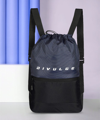 divulge NAVY BLUE ACHIEVER DRAWS BCK_10 18 L Backpack(Blue)